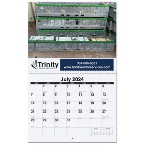 Single Custom Photo Coil Bound Wall Calendar