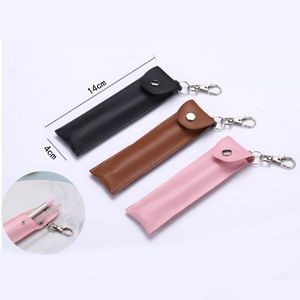 Telescopic Straw with Leather Bag