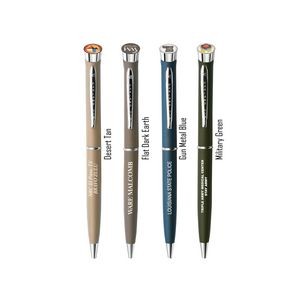 Freedom Collection - Garland® USA Made Hefty Ballpoint Twist Pen | Chrome Accents