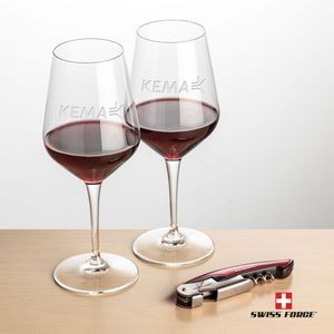 Swiss Force® Opener & 2 Germain Wine - Red