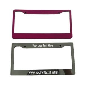 Chrome Plated ABS Plastic License Plate Frame