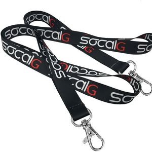 5/8" Double ended Full Color Lanyards with Lobster claw