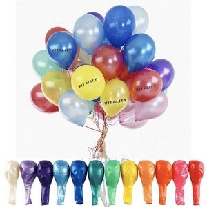 12" Rainbow Color Party Balloons