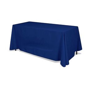 Custom 3-Sided Open Back 6ft Table Cover for Professional Displays