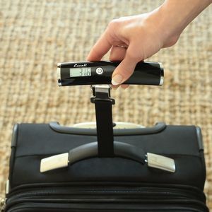 Escali Velo Black Luggage/Travel Scale