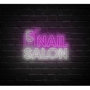 Nail Salon Neon Sign (55 " x 37 ")
