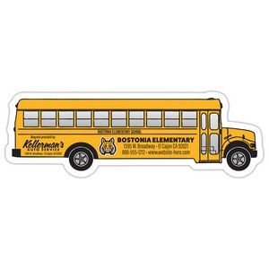 Magnet - School Bus Shape (5.25x1.75) - 25 Mil.