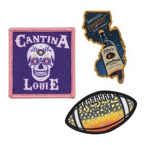 Custom Full Color Sublimated Patches (2")