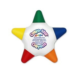 Liqui-Mark® Crayo-Star™ 5-Color Crayon Star (Full-Color Decal)