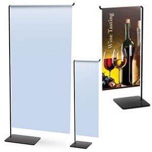 Mini Wire Banner Stand 25" tall + Single sided print