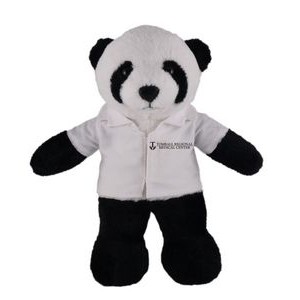 Soft Plush Stuffed Panda in doctor's jacket.