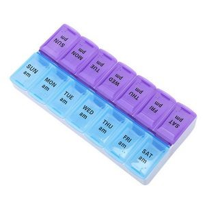 Custom Weekly AM/PM Pill Organizer/Pill Box