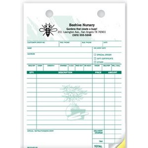 Garden Supply Register Form