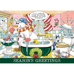 Happy Plumbing! Holiday Cards