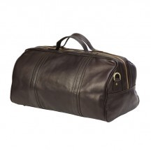 Roadster Leather Round Duffel Bag