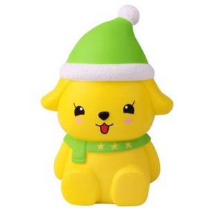 CutieLine Slow Rising Scented Christmas Dog Squishy