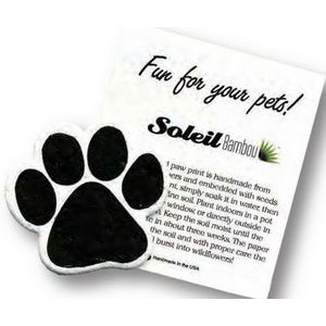 Paw Print Seeded Ornament