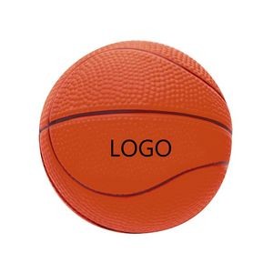 2.5" Basketball Shaped Stress Ball