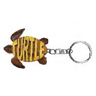 4" Animal Turtle Word Key Chain