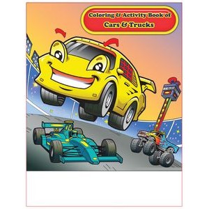Cars Imprintable Coloring and Activity Book