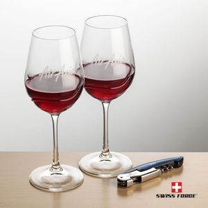 Swiss Force® Opener & 2 Bartolo Wine - Blue