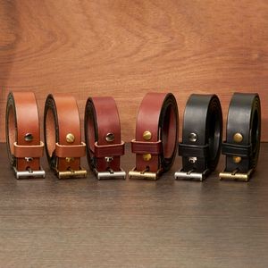 1.25" Full-Grain Leather Belt w/Buckle- one piece construction / english bridle cowhide- USA