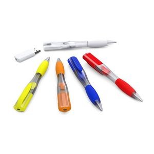 Plastic Ballpoint Pen USB Flash Drive