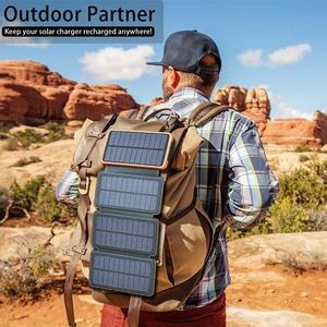 20000mAh Solar Charger w/4 Foldable Panels