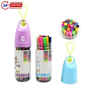 24-color Lucky Bottle Washed Pens