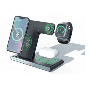15W Foldable 3 in 1 Wireless Charger