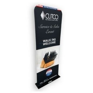 Tension/Tube Dye Sublimated Banner w/Stand (36"x90")