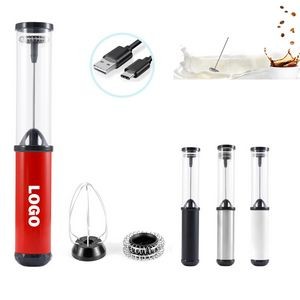 USB Rechargeable Milk Frother