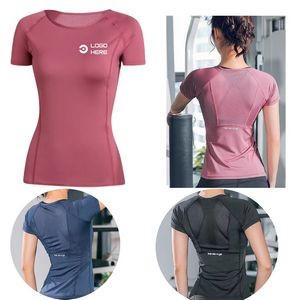 Women'S T-Shirt Breathable Gym Yoga Top