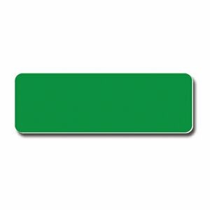 Blank Engravable Plastic Badge (1"x3")