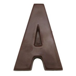 Large Chocolate Alphabet A