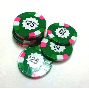 Bulk Chocolate $25 Poker Chips