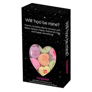 Small Window Box - Custom Conversation Hearts Candy with 3 Messages