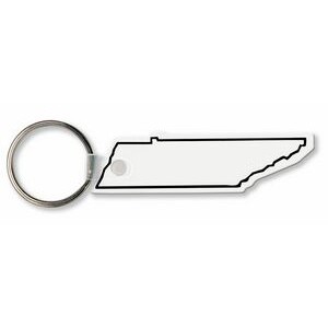 Tennessee State Shape Key Tag (Spot Color)