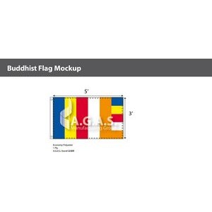Buddhist Flags 3x5 foot
