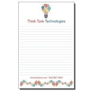 5 1/2" x 8 1/2" Full-Color Notepads - 100 Sheets