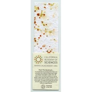Premium Embedded Seed Paper Bookmark (2"x8")