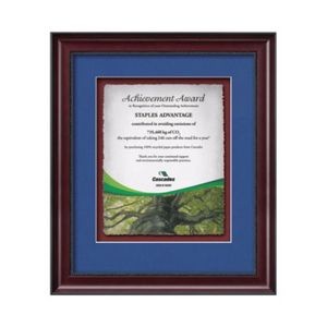 Caprera Certificate Cast Paper Vert - Mahogany 18"x21½"