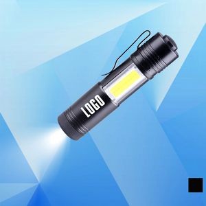 Outdoor LED Flashlight with COB and Clip