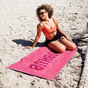Quick Dry Sand Proof Beach Towel (Embroidered)
