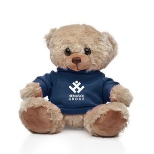 Milo Plush 6" Bear & T-Shirt - Navy