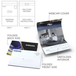 Bulk Custom Branded Greeting Card w/Webcam Cover