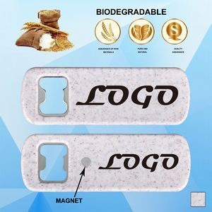 Biodegradable Bottle Opener w/Magnet