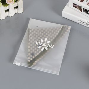 5.9 x 7.9 Inch Matte Frosted Storage Bag Waterproof Zip-Lock Seal Storage Bag Makeup Packing Pouch