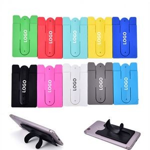 Soft Silicone Smartphone Stand card holder