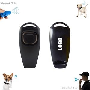Pet Dog Training Sound Clicker With Whistle